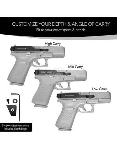 CLIP DE CEINTURE POUR GLOCK 17/19/26