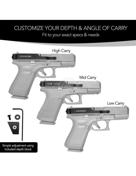 CLIP DE CEINTURE POUR GLOCK 17/19/26