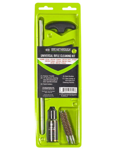 UNIVERSAL RIFLE CLEANING KIT BREAKTHROUGH CLEAN