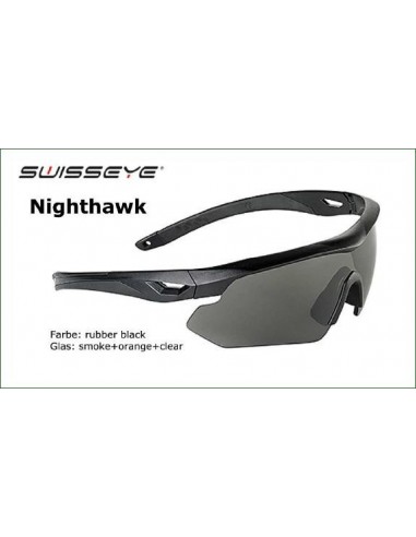 Lunette de soleil Swiss Eye Nighthawk noir/fumé