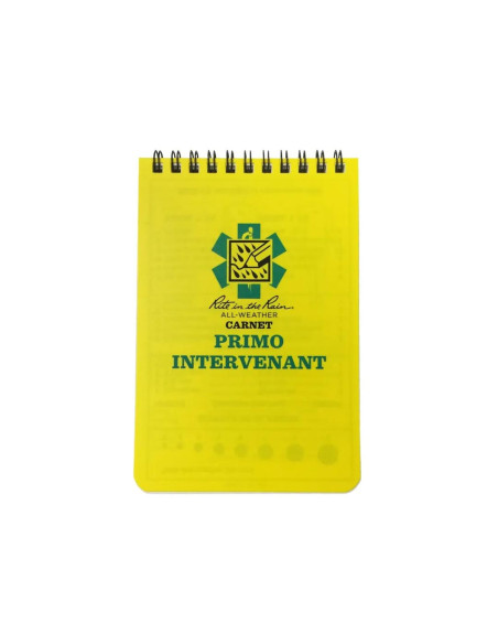 Carnet Secouriste Primo-Intervenant -  Rite In The Rain