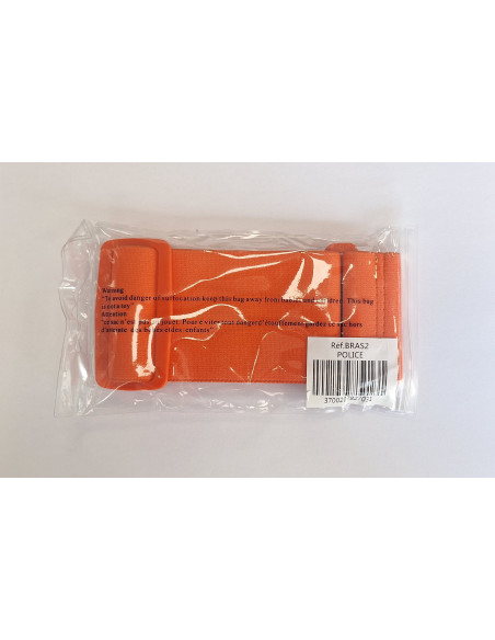BRASSARD POLICE ORANGE
