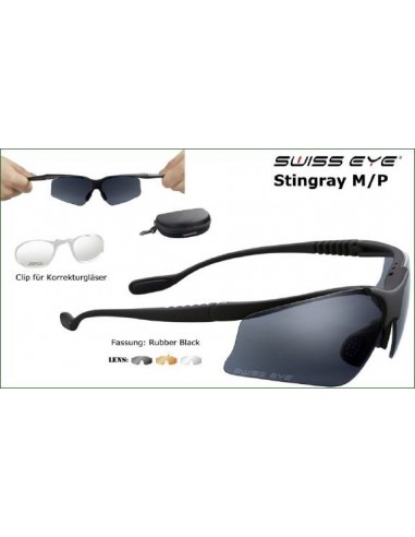 Lunettes Swiss Eye Stingray M/P noires