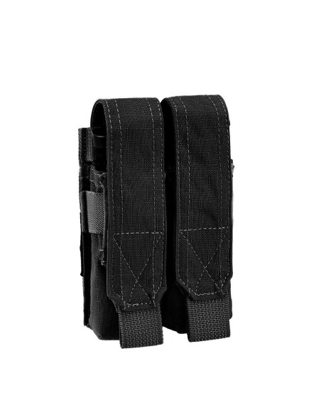 PORTE CHARGEUR DOUBLE A RABAT BLACK - DEFCON 5