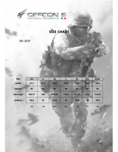 PANTALON TACTICAL GLADIO WITH PLASTIC...