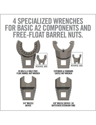 Clé dynamométrique Master Fit AR15 +...