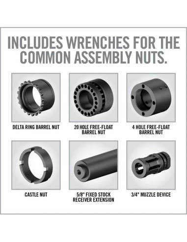 Clé dynamométrique Master Fit AR15 +...