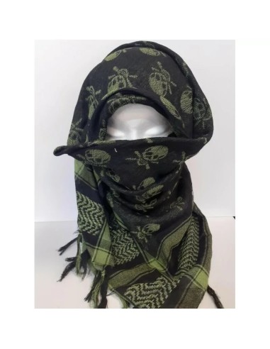 Chèche Shemagh Green/Black - MFH