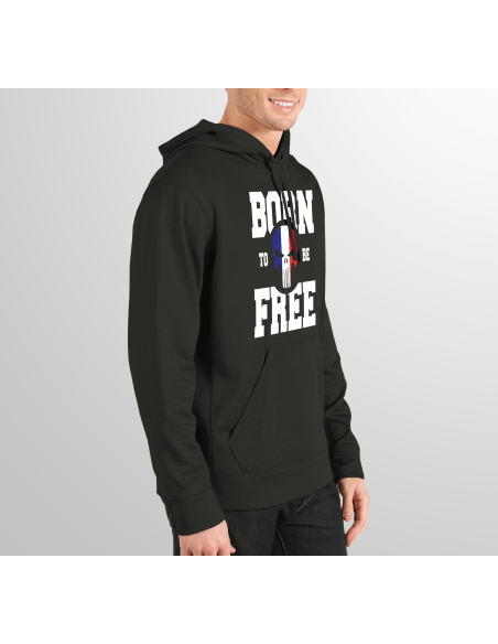 SWEAT SHIRT BORN TO BE FREE - VIGIE DEFENSE