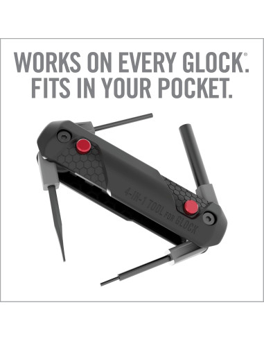Outil d’Armurier Glock® 4-en-1 Real Avid® | Maintenance, Réglage et Démontage