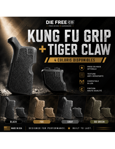 Pack Kung Fu Grip + Tiger Claw AR15 | DIE FREE CO