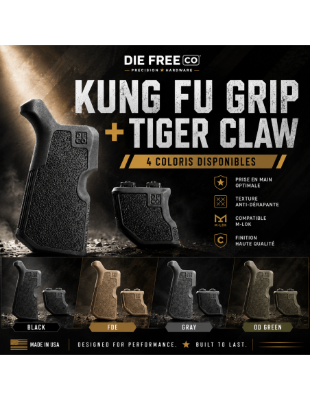 Pack Kung Fu Grip + Tiger Claw AR15 | DIE FREE CO