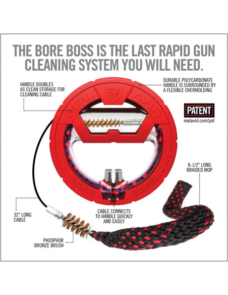 REAL AVID Bore Boss® .30 / .308 / 7,62 mm – Cordon de nettoyage