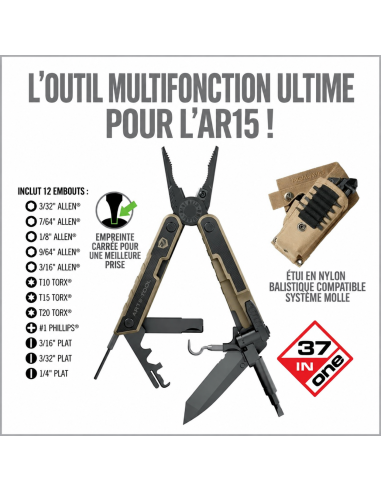 AR15 Tool™ 37-en-1 – Multitool AR15 | REAL AVID