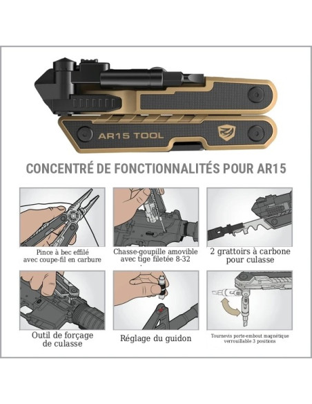 AR15 Tool™ 37-en-1 – Multitool AR15 | REAL AVID