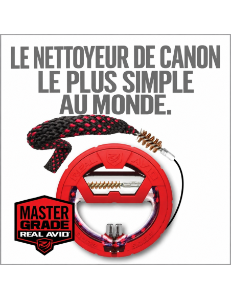 REAL AVID Bore Boss® 12 GA – Cordon de nettoyage compact