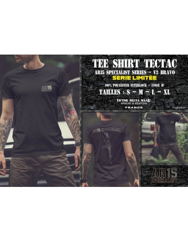 T-SHIRT TACTTACT AR15 SPECIALIST SERIE V2 BRAVO