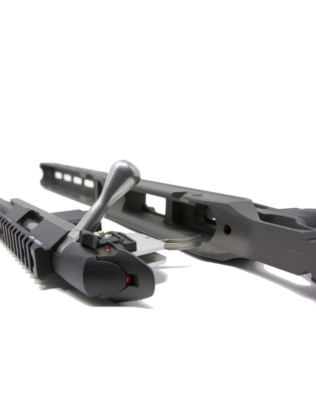 La Chassis TIKKA T1X DROITIER 10'' (Folding Stock/Medium Forend) - GREY BIRCH